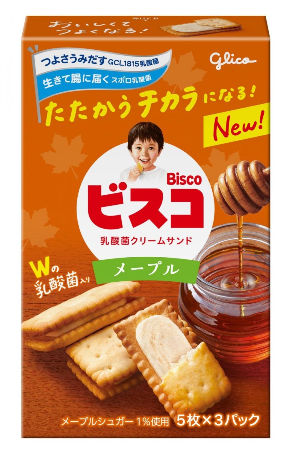 江崎グリコ ビスコメープル 15枚×10箱