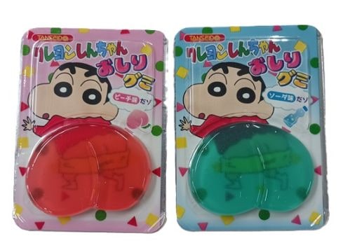 丹生堂 クレヨンしんちゃんおしりグミ（ピーチ＆ソーダ味） 36個 1BOX