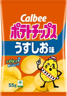 カルビー ポテトチップスうすしお味 55g×16袋