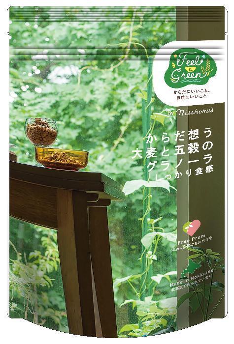 日本食品製造 Ｆｅｅｌ＆Ｇｒｅｅｎからだ想う大麦と五穀のグラノーラ 200g×4袋