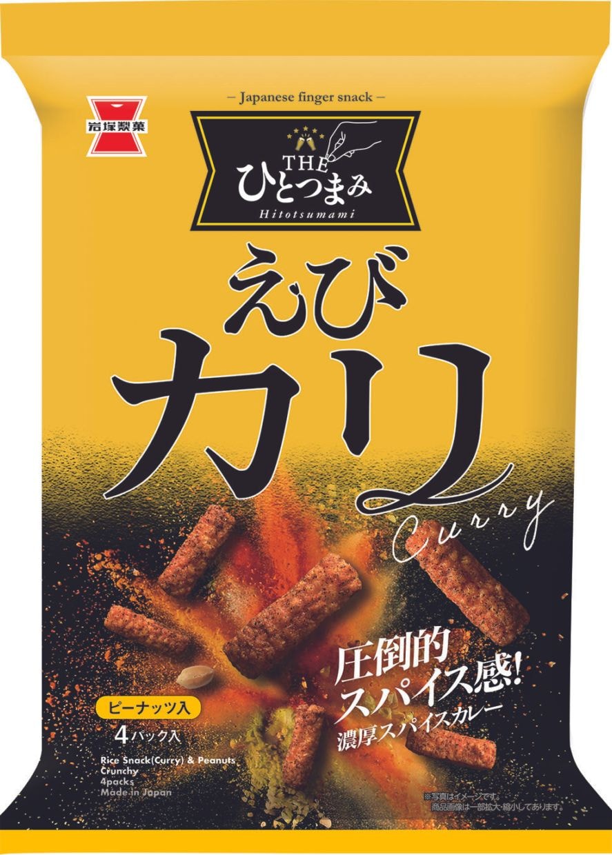 岩塚製菓 THEひとつまみ えびカリ 80g×12袋