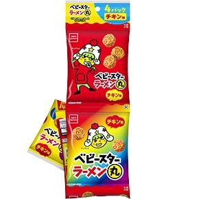 おやつカンパニー ベビースターラーメン丸チキン味４連 64g(16g×4袋)×20個