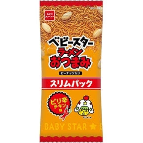 おやつカンパニー ベビースターラーメンおつまみスリムパック ピリ辛チキン 52g×10袋