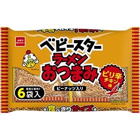 おやつカンパニー ベビースターラーメンおつまみピリ辛チキン6袋 138g（23g×6袋）×15個
