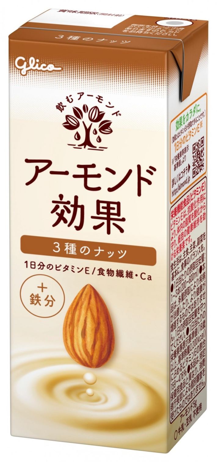 江崎グリコ アーモンド効果3種のナッツ 200ml×24本