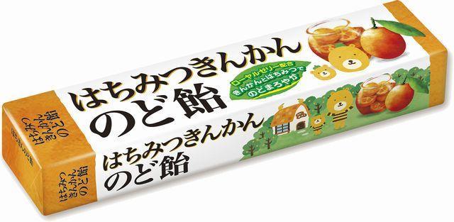 ノーベル製菓 はちみつきんかんのど飴（スティック） 10粒×10個