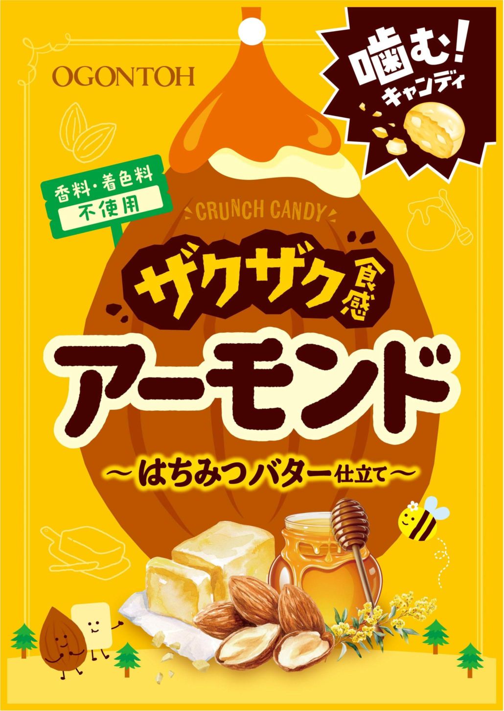 黄金糖 ザクザク食感アーモンド 60g×10個