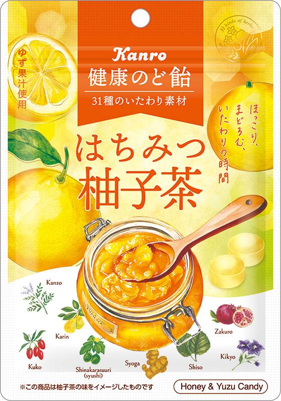 カンロ 健康のど飴はちみつ柚子茶 80g×6袋