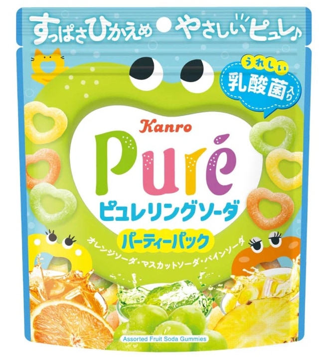 カンロ ピュレリングソーダパーティーパック 156g×4袋