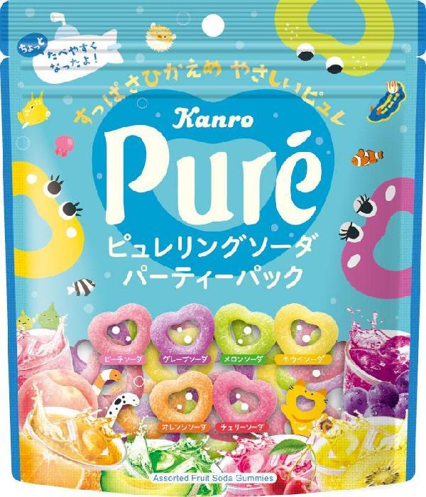 カンロ ピュレリングソーダパーティーパック 156g×4袋