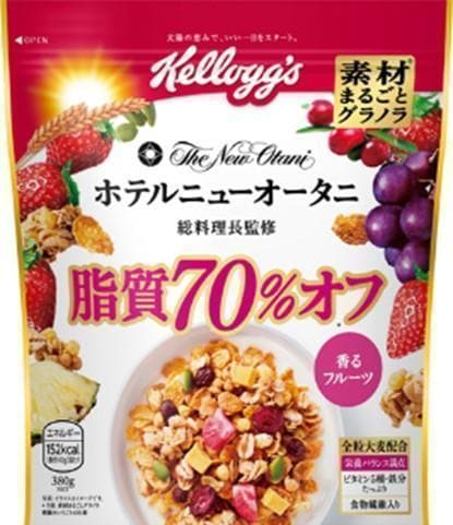 ケロッグ 素材まるごとグラノラ 脂質７０％オフ 380g×6個