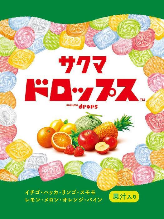 サクマ製菓 袋入りドロップス 105g×10個