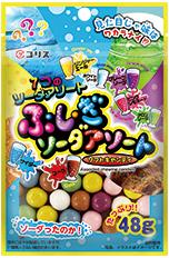 コリス ふしぎソーダアソートソフトキャンディ 48g×10個