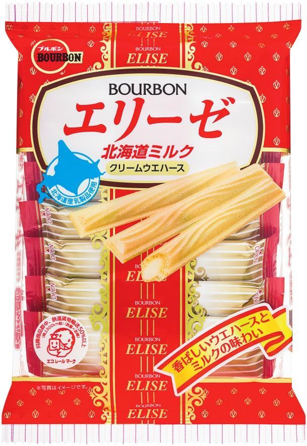 ブルボン エリーゼ北海道ミルク 16本×12個