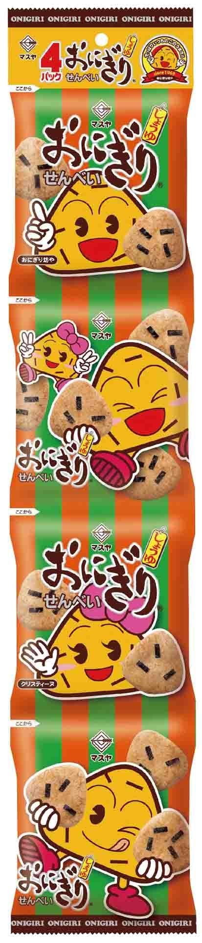 マスヤ ４連おにぎりせんべい 56g×12個