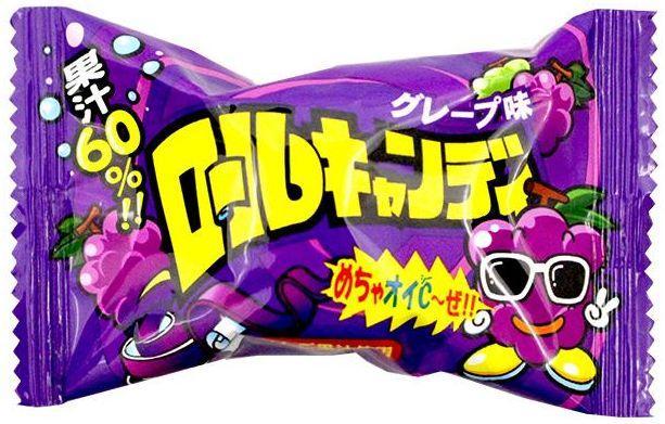 やおきん ロールキャンディグレープ味 20g×24個