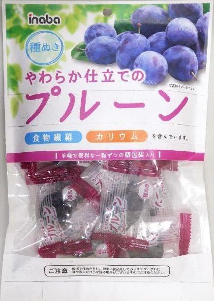 稲葉ピーナツ やわらか仕立てのプルーン 75g×15個