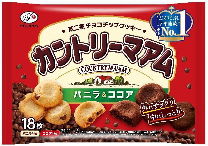 不二家 カントリーマアム(バニラ＆ココア) 18枚×18個