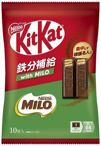 ネスレ日本 キットカット鉄分補給 with MILO 10枚×14袋