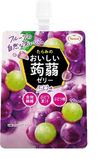 たらみ おいしい蒟蒻ゼリーぶどう味 150g×6個