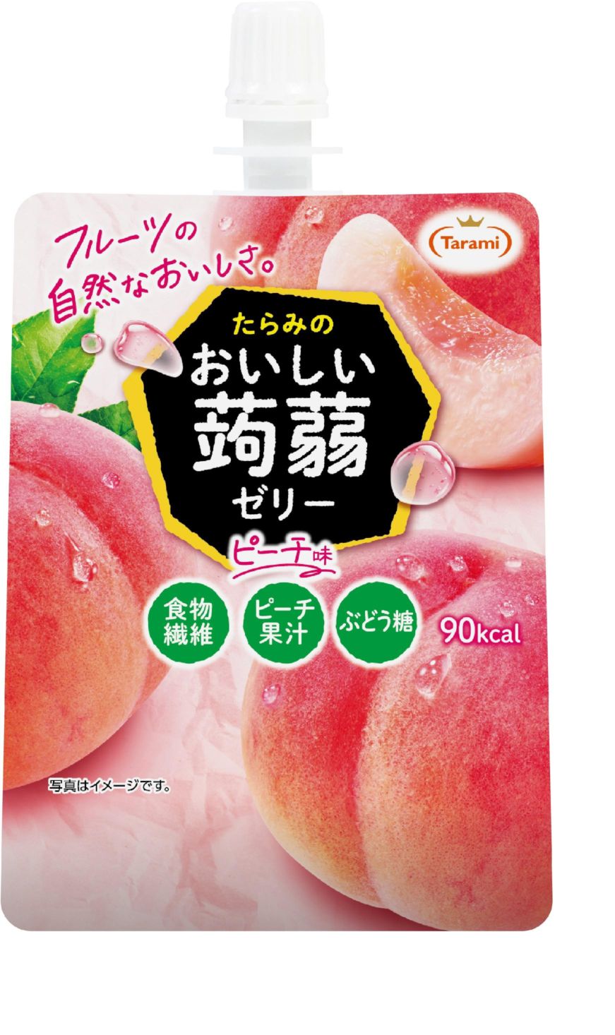 たらみ おいしい蒟蒻ゼリーピーチ味 150g×6個