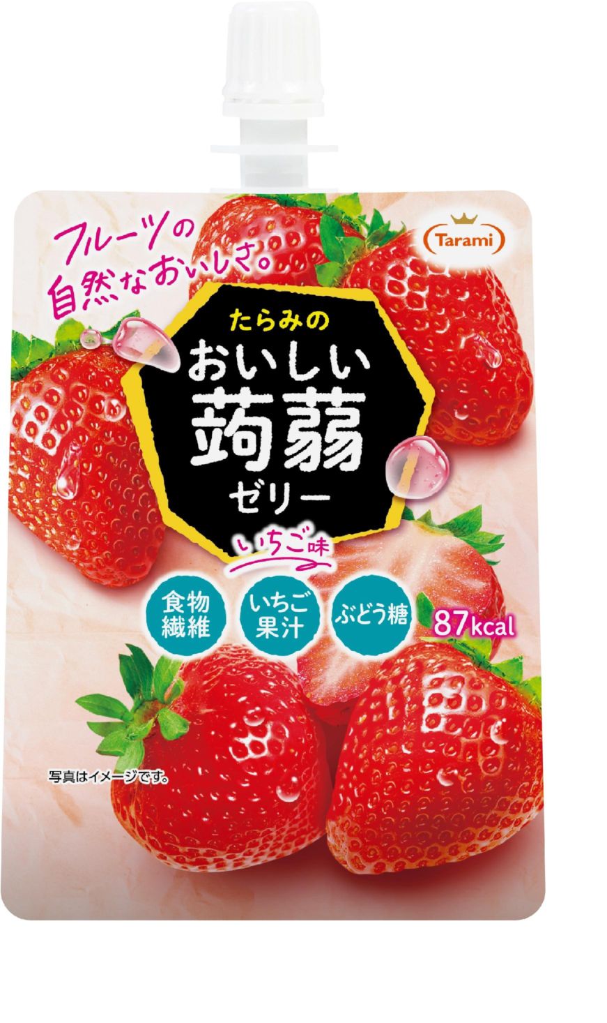 たらみ おいしい蒟蒻ゼリーいちご味 150g×6個