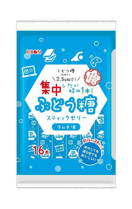 リボン ぶどう糖スティックゼリー 16本×12袋
