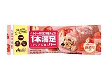 アサヒＧ食品 １本満足バーシリアル苺 1本×9個