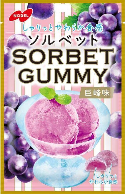 ノーベル製菓 ソルベットグミ巨峰味 50g×6個