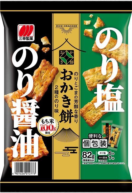 三幸製菓 おかき餅２種ののり味 82g×12袋