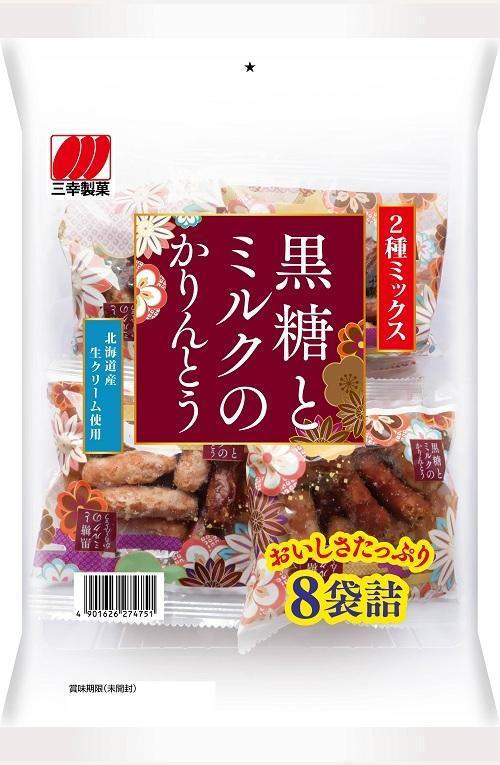 三幸製菓 黒糖とミルクのかりんとう 176g×6個
