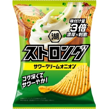 湖池屋 ストロングサワークリームオニオン 53g×12袋