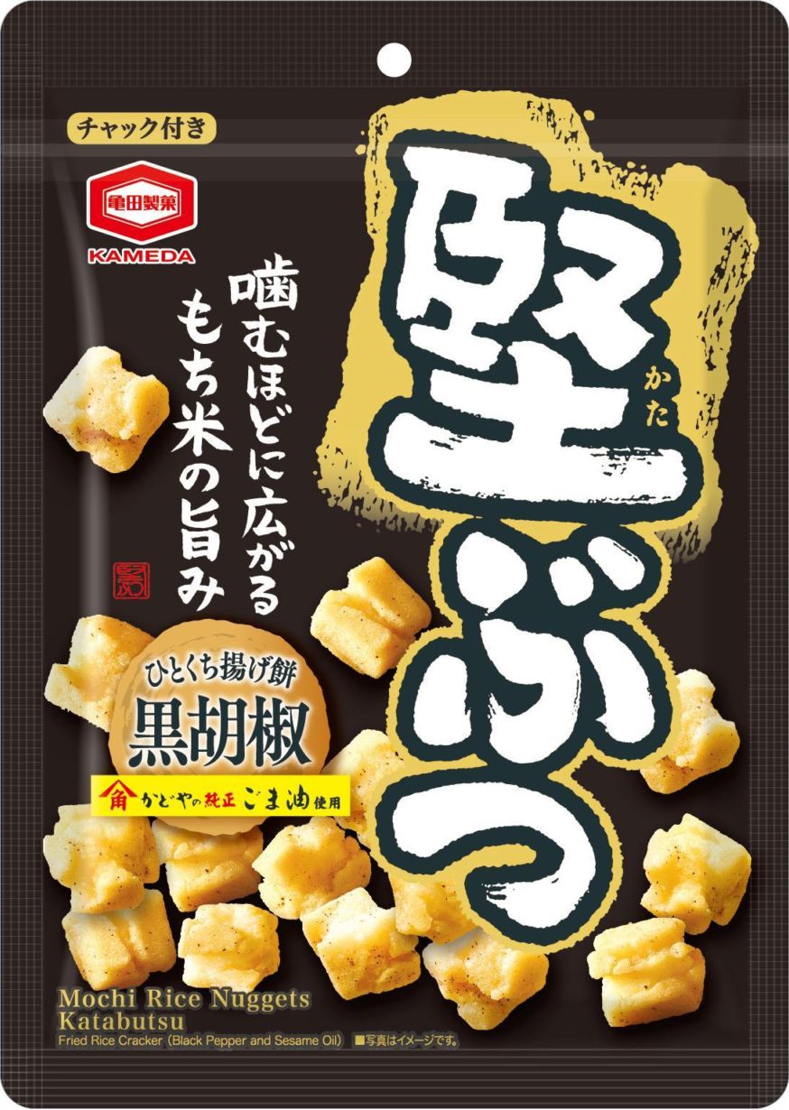 亀田製菓 堅ぶつ黒胡椒 140g×6個