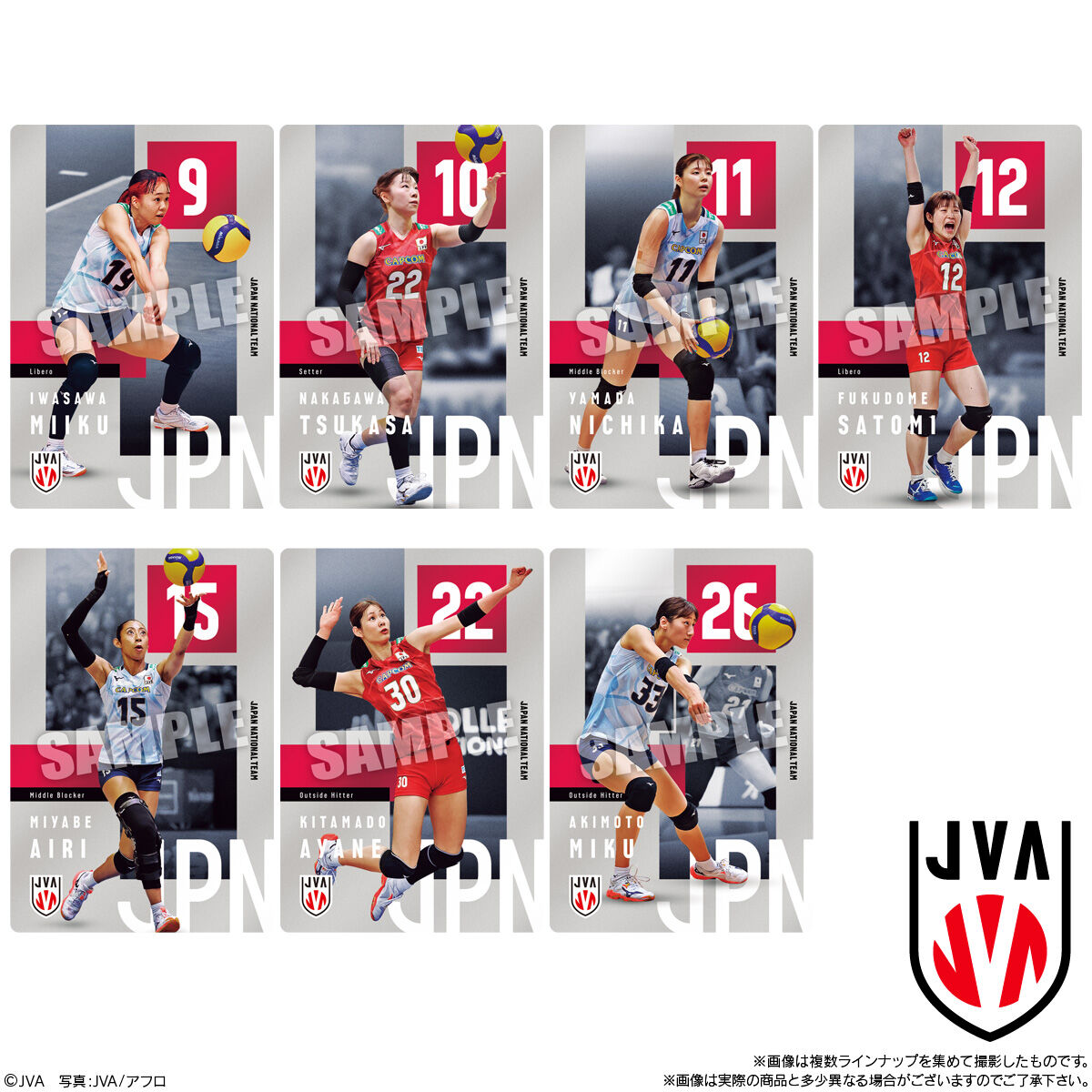 バンダイ JAPAN NATIONAL VOLLEYBALL TEAM -女子日本代表ver.- ツインウエハース 2026(20個入1BOX)