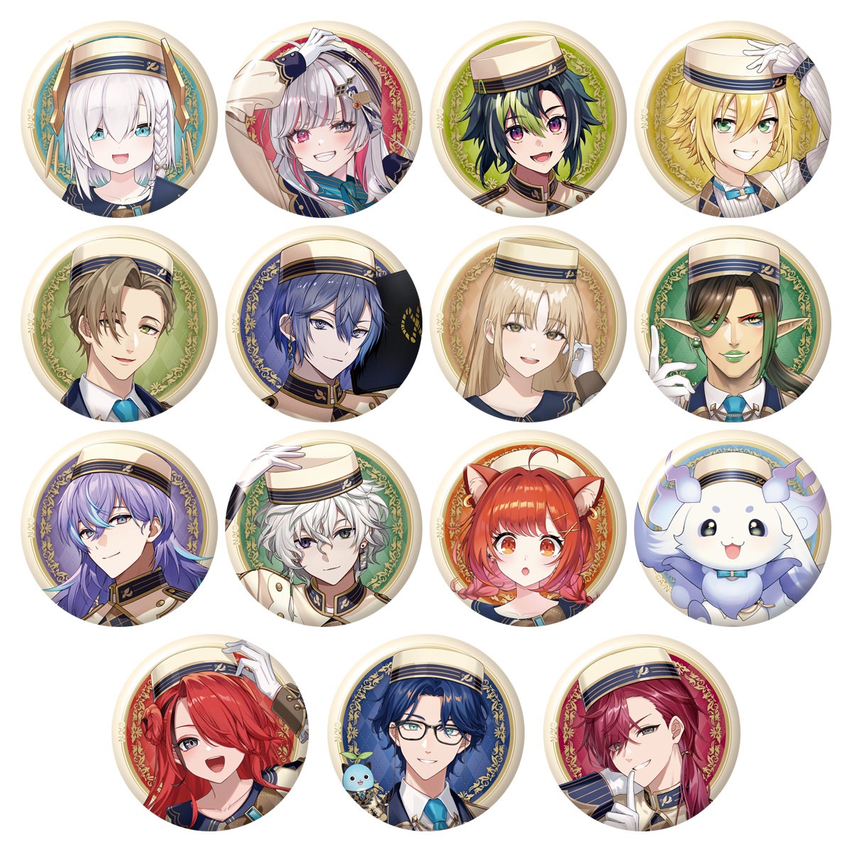 バンダイ にじさんじ 缶バッジビスケット２（12個入1BOX）