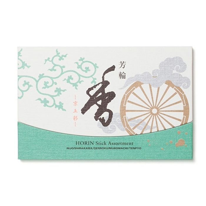 銘香 芳輪 京五彩 20本入り（5種各4本) スティック型