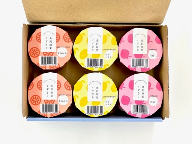 金沢涼果くずきり3種6入(23043)