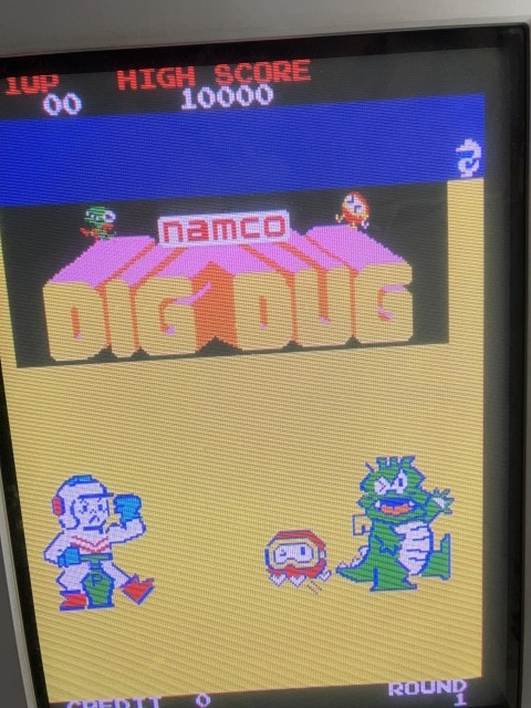 ナムコ　ディグダグ　アーケード版ポップ ナムコ ディグダグⅡ アーケード版ポップ ナムコ ディグダグⅡ