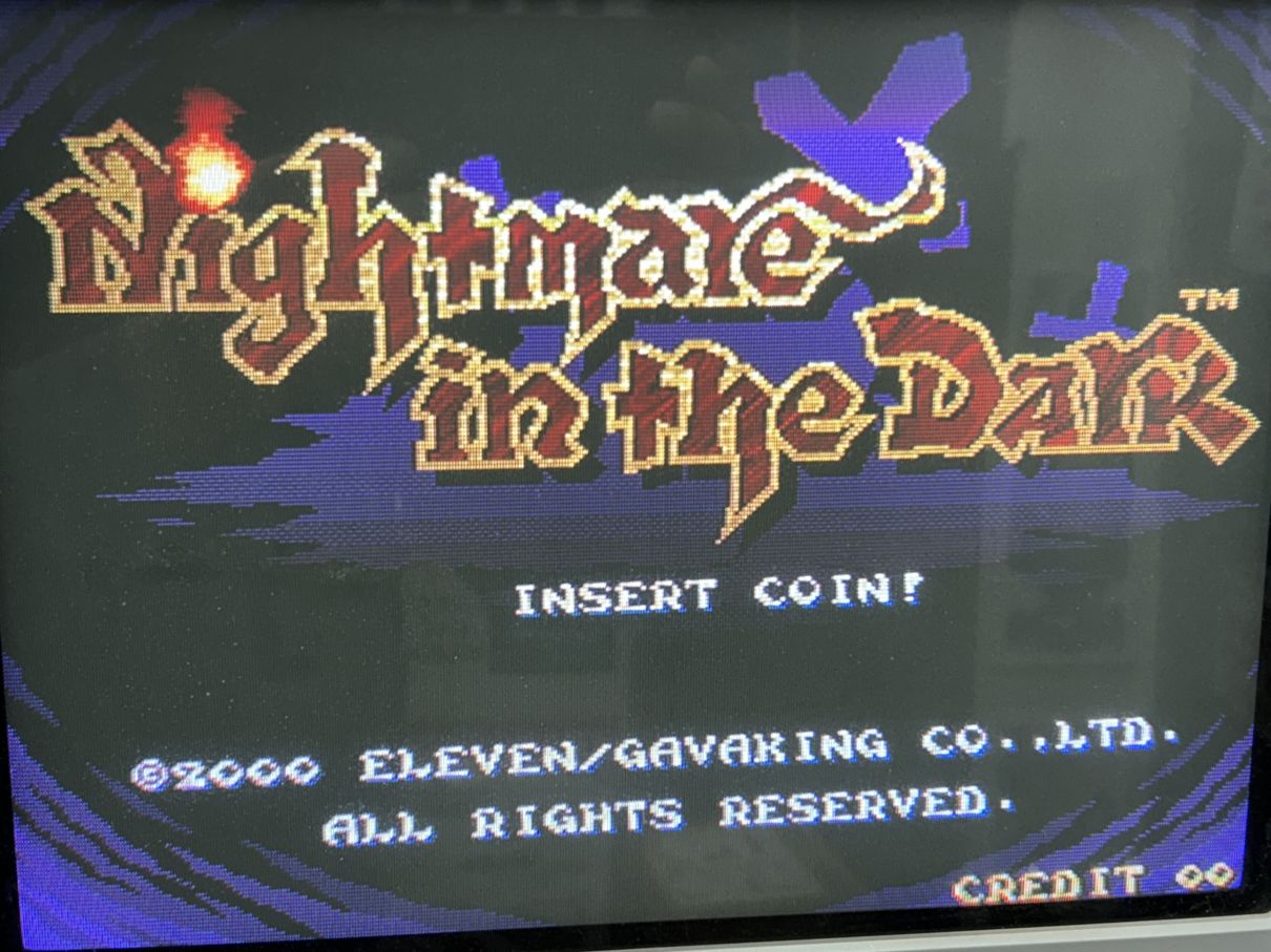 SNK MVS ナイトメア・イン・ザ・ダーク　アーケード　基板 ナイトメア・イン・ザ・ダーク (MVS) | アーケードゲーム基板
