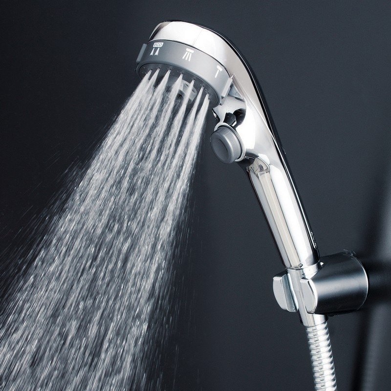 KVK 3WAYワンストップシャワー・ホース・減圧弁・シャワーエルボセット Z981A KVK 節水3wayシャワーヘッド ZS305TC ワンストップ機能付（e