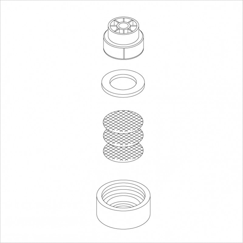 Z412489S2】KF800TNN用 吐水口先端部一式｜【公式】KVK通販サイト KVK