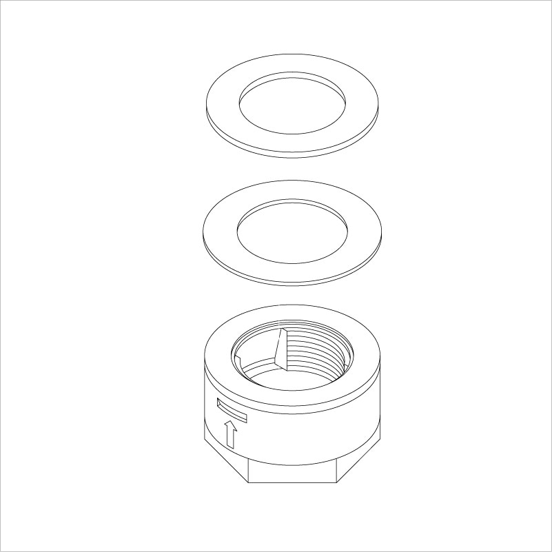 Z593】スピードナットセット｜【公式】KVK通販サイト KVK AQUASHOP