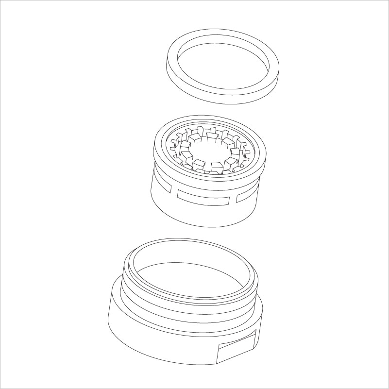 Z574】KM706シリーズ 吐水口先端部一式｜【公式】KVK通販サイト