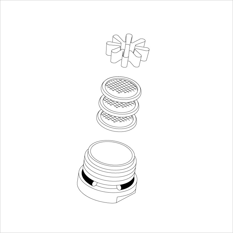 ZK67N】KM302A(HP）・KM302N(HP）用 吐水口先端部一式｜【公式