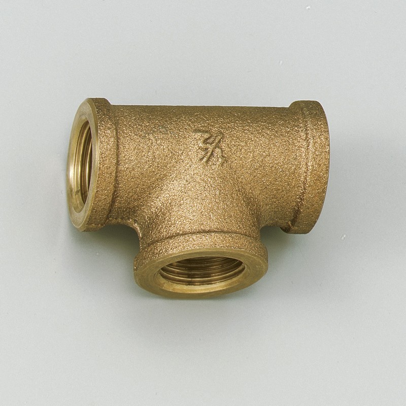 Z712-20】青銅製めっきなしチーズ13(めねじRc3/4)×3｜【公式】KVK通販