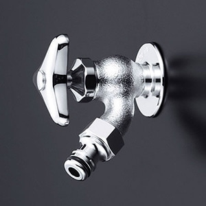 KVK K8 蛇口 8個　ホース接続13mm K8 散水栓 K8 1個 KVK 【通販モノタロウ】