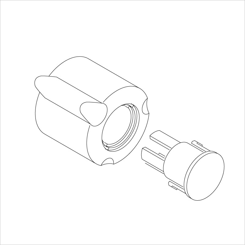 【KP1024】旧ＭＹＭ　MS8200・MC8200シリーズ用　切替ハンドル　メッキ