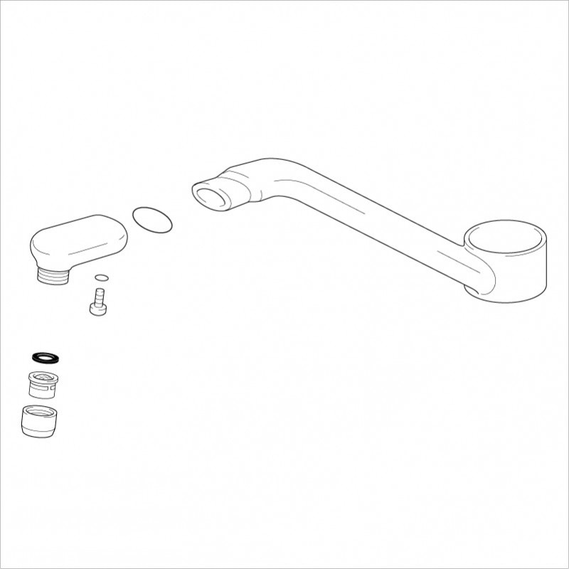 KPP506SDW】旧MYM キッチン水栓用パイプ｜【公式】KVK通販サイト