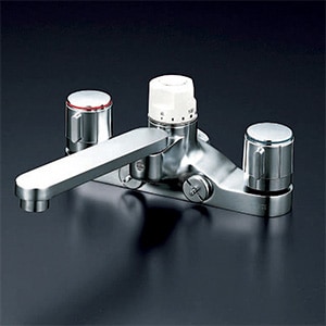 KM296Z】デッキ形定量止水付2ハンドル混合栓｜【公式】KVK通販サイト