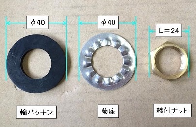 Z231】締付けナットセット｜【公式】KVK通販サイト KVK AQUASHOP